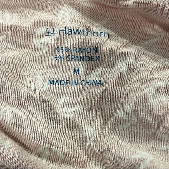 Red leaf fake Wrap short sleeve Dress size medium - Picture 9 of 12